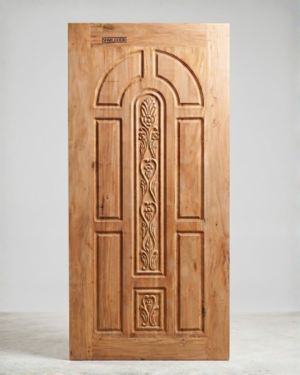 SHAH DOOR - Elegant Floral Carved Wooden Door